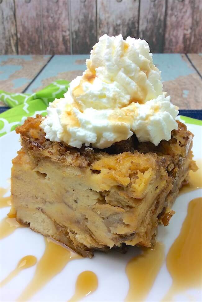 bread pudding made in crockpot
