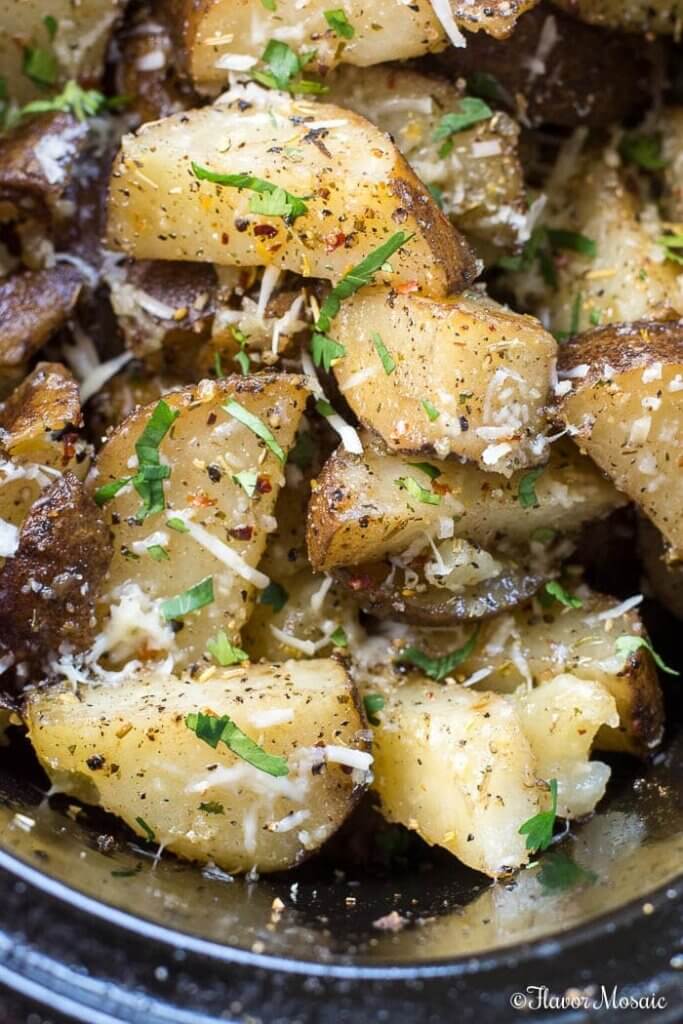 crockpot roasted potatoes