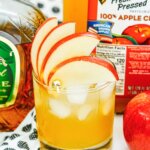 spiked apple cider made with Crown Apple whisky