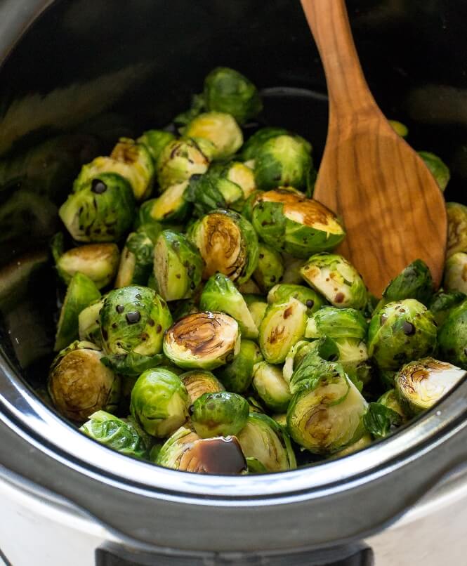 making brussel sprouts in slow cooker
