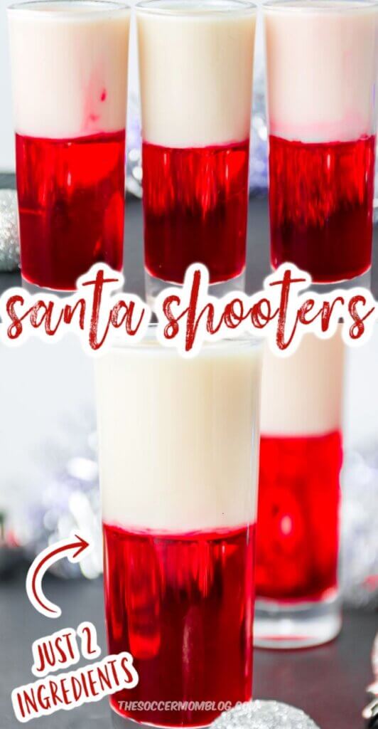 layered red and white Christmas shots - 2 photos