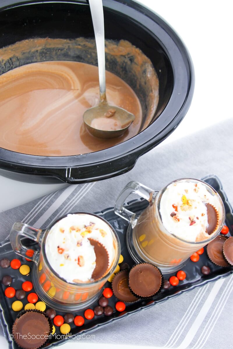 making hot chocolate in slow cooker