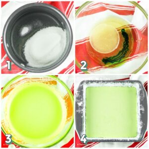 Grinch Marshmallows Step by Step