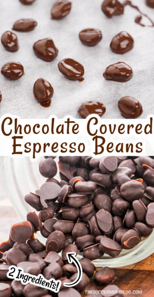 Chocolate Covered Espresso Beans Pin Image