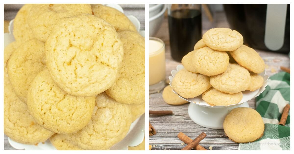 Air Fryer Eggnog Cookies