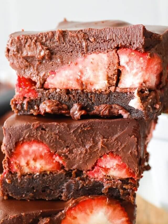 Chocolate Covered Strawberry Brownies Story