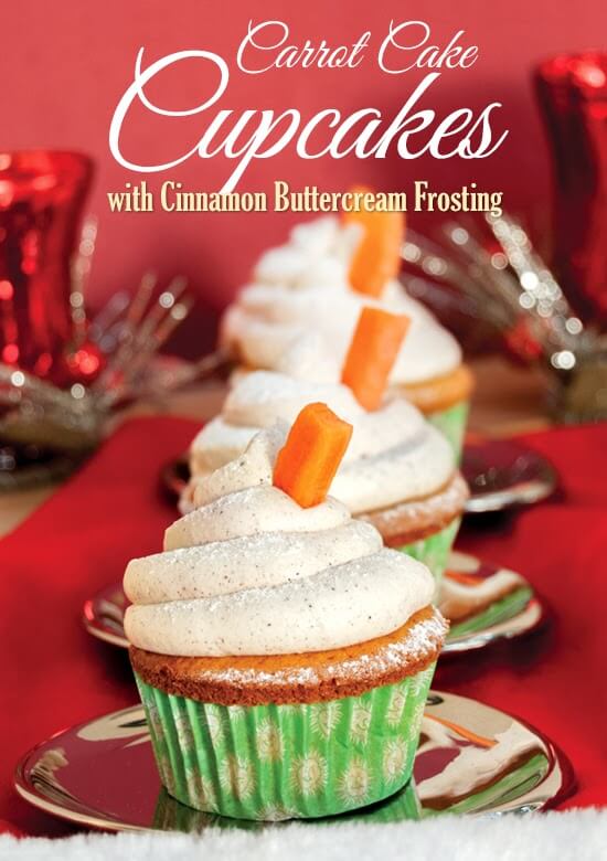 frosted carrot cupcakes