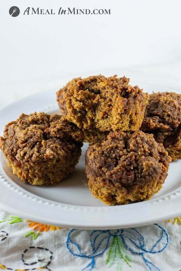 healthy chickpea carrot muffins