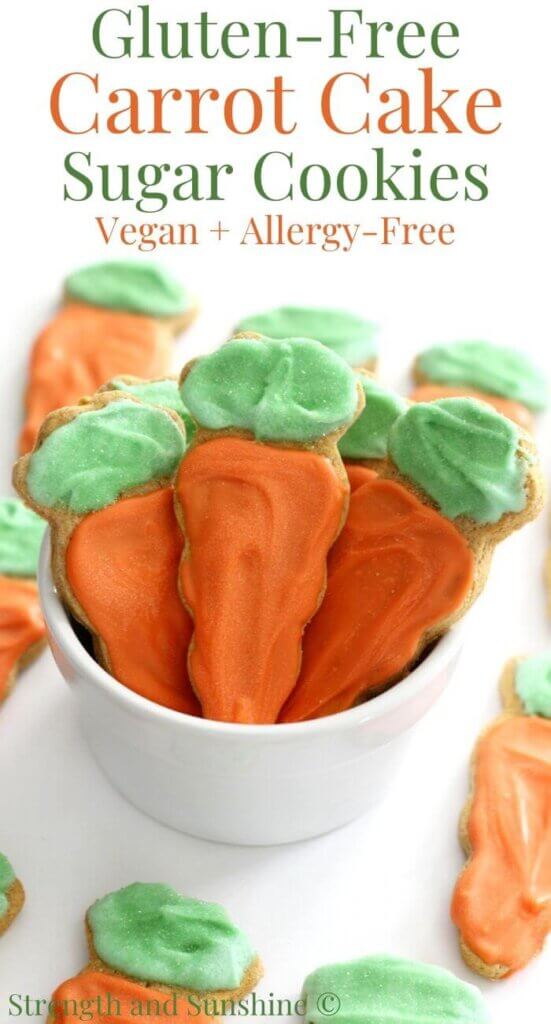 carrot shaped carrot cookies