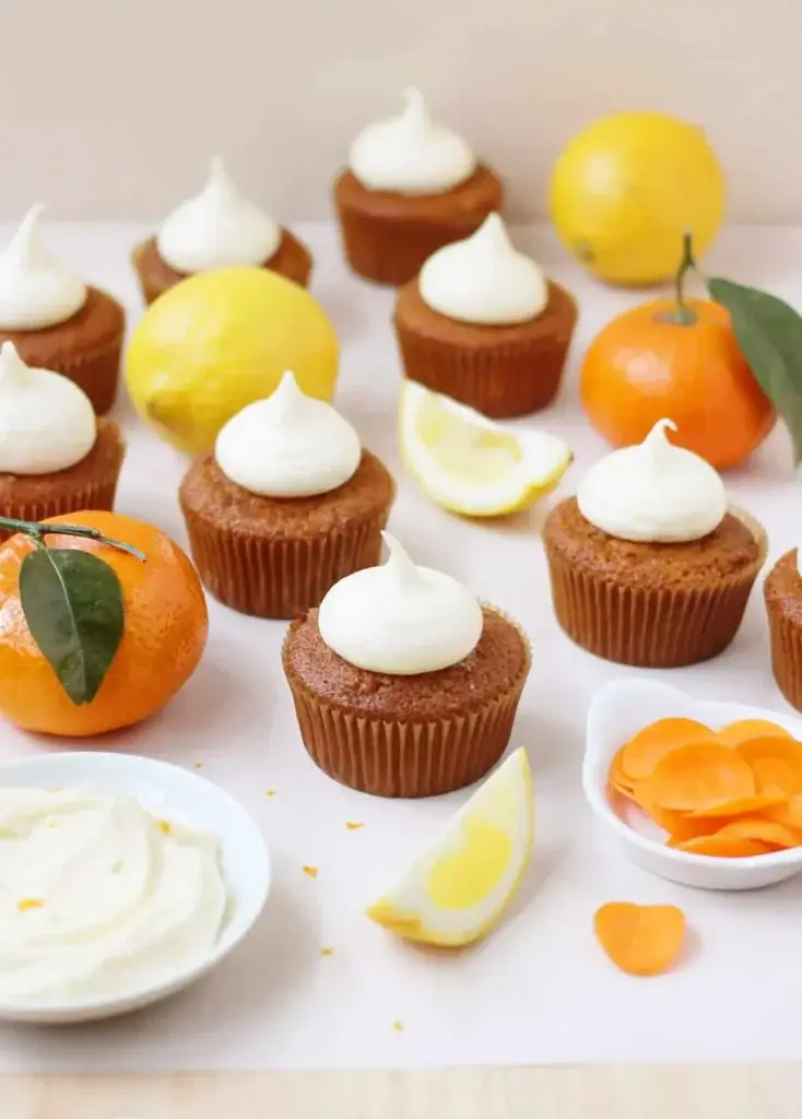 mini carrot cupcakes