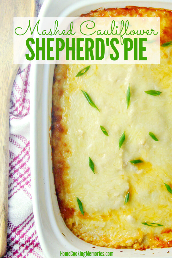 homemade shepherd's pie in casserole dish