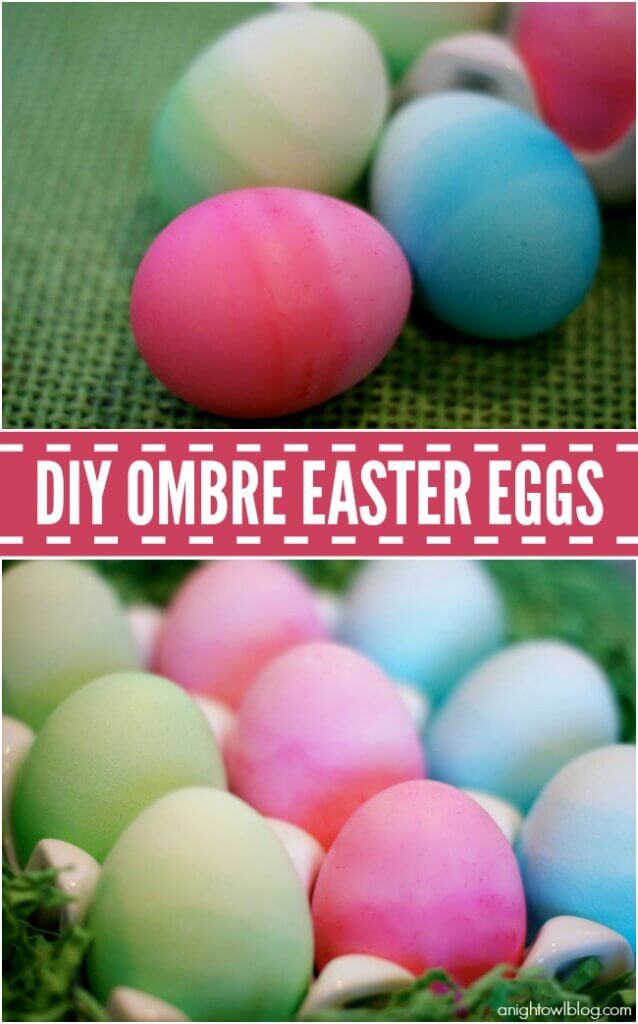 ombre Easter eggs