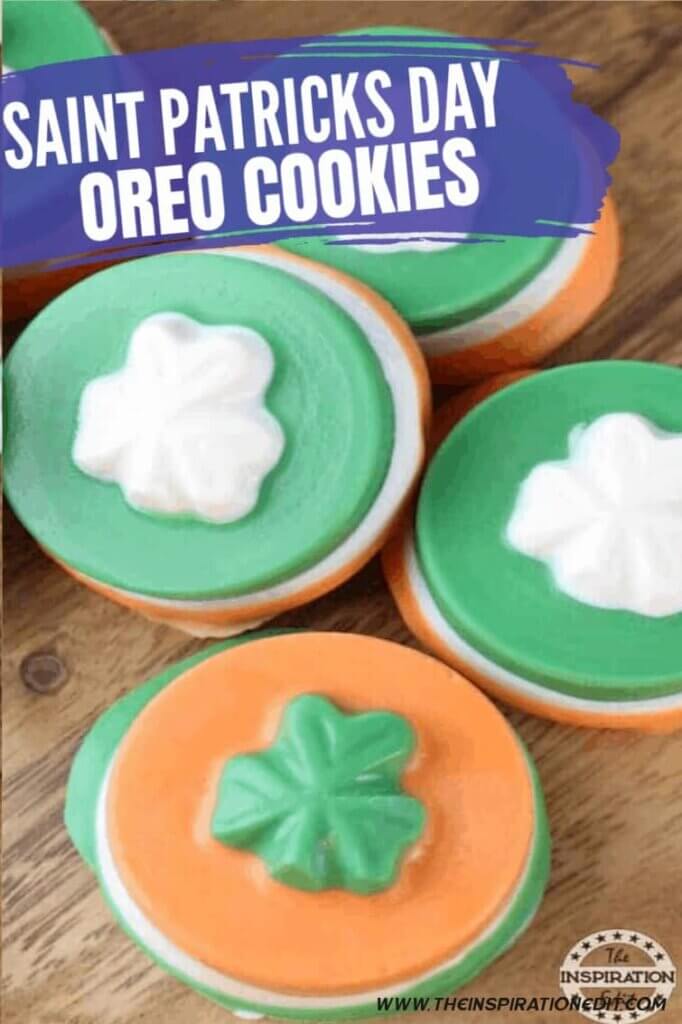 green and orange cookies