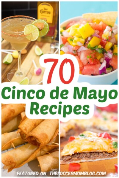 collage image of Cinco de May recipes