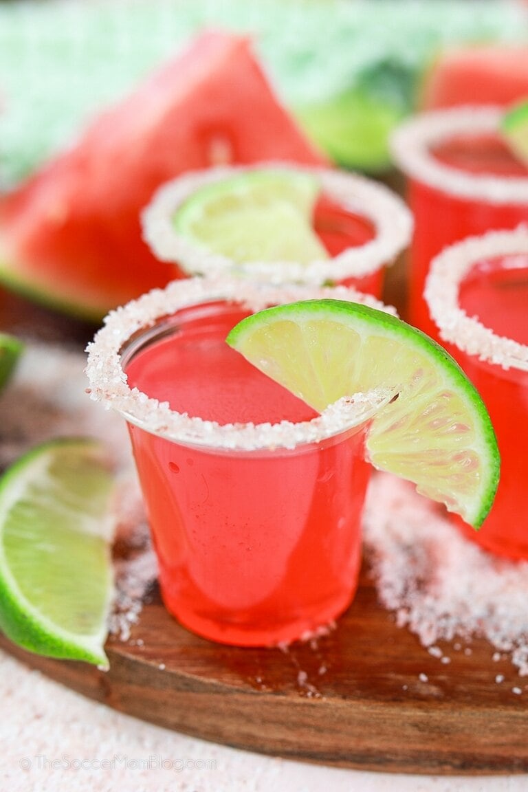 Watermelon Margarita Jello Shots The Soccer Mom Blog