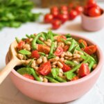 A bowl of Mediterranean Bean Salad