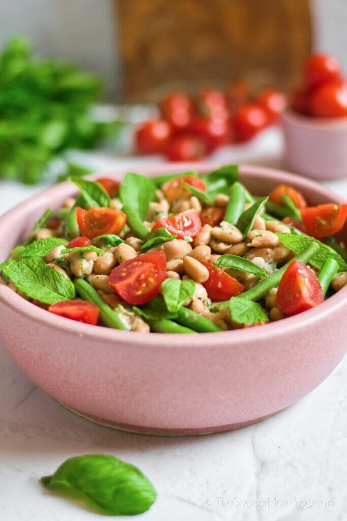 Completed Mediterranean Bean Salad