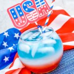 red white and blue fishbowl drink