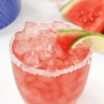 Watermelon Margarita in a glass