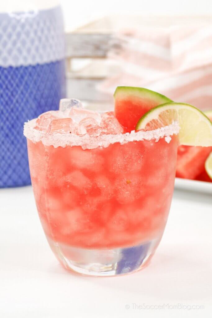 Margarita made with watermelon juice