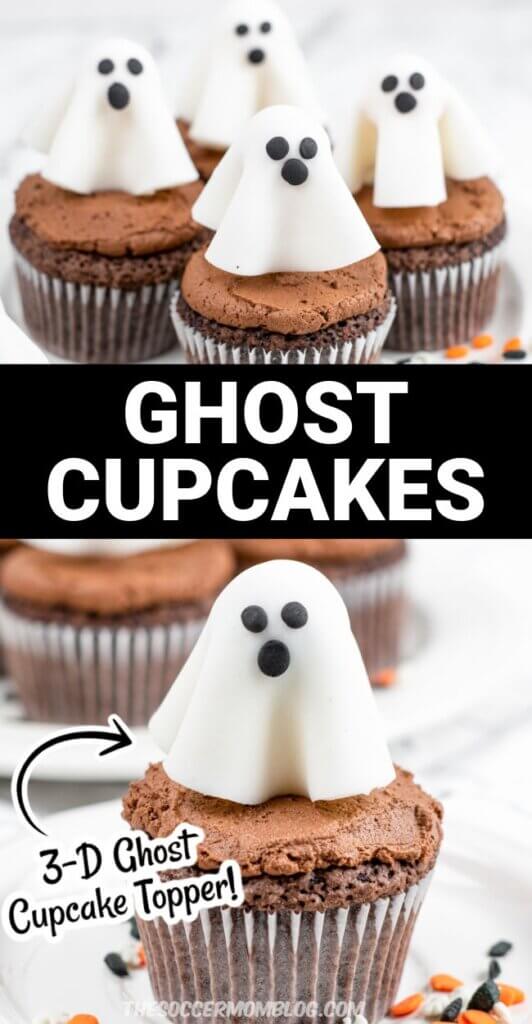 Ghost Cupcakes Pinterest Image