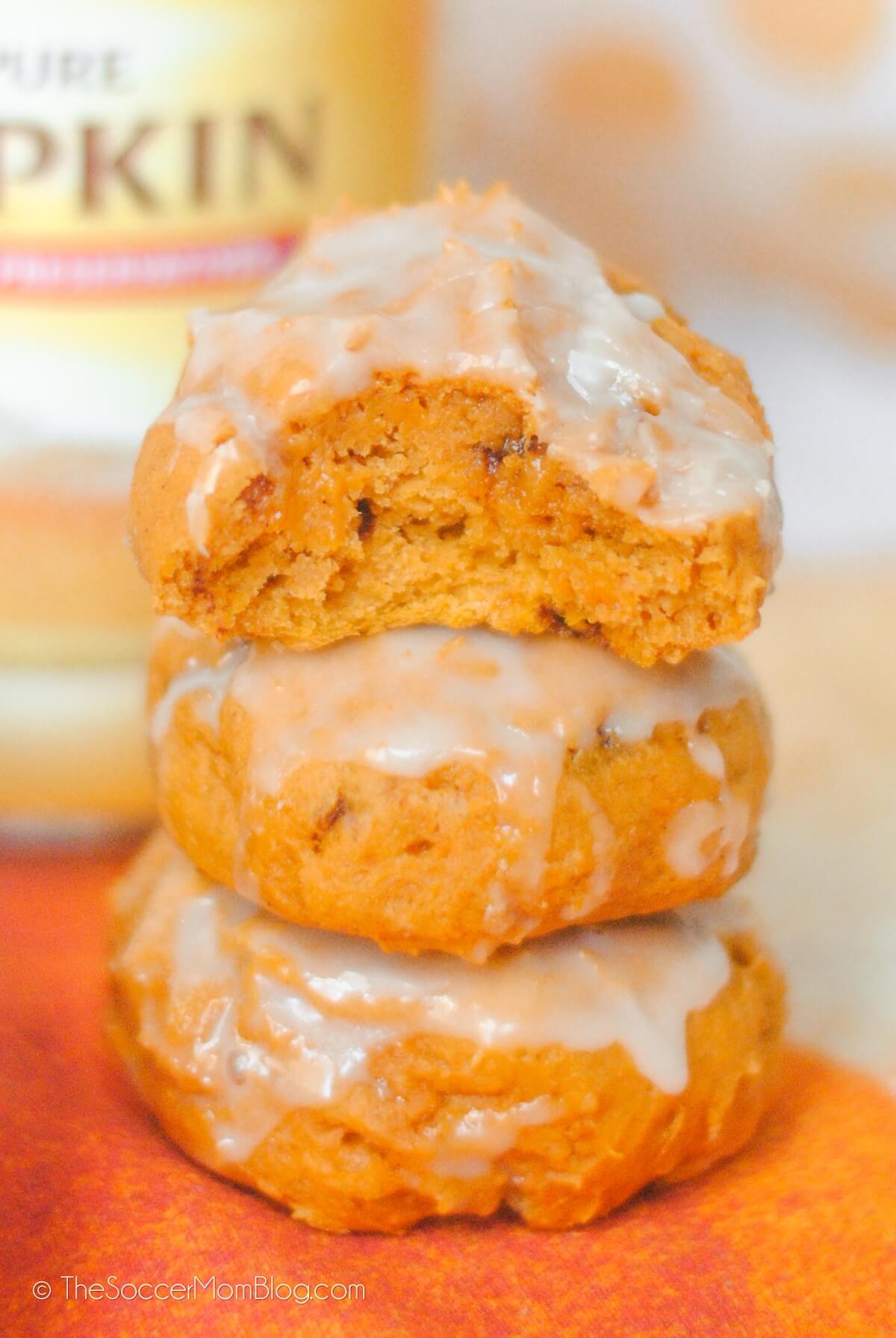 2-Ingredient Pumpkin Cake Mix Cookies - The Soccer Mom Blog