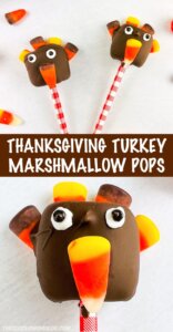 Turkey Marshmallow Pops - The Soccer Mom Blog