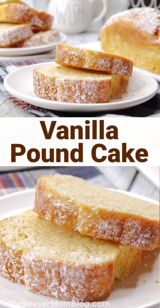 Vanilla Pound Cake Pinterest Image