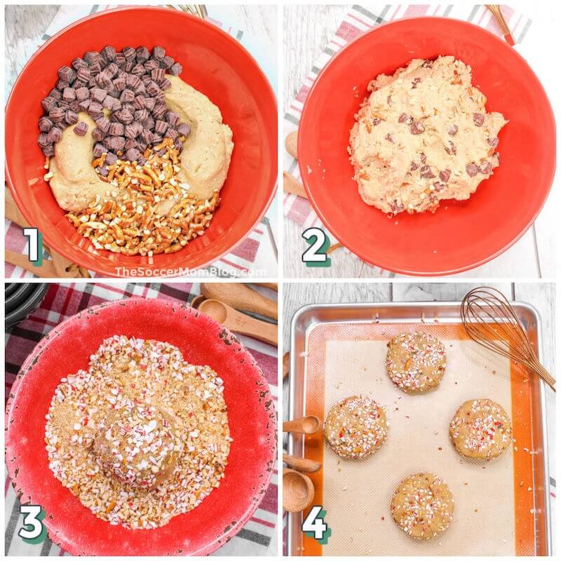 Christmas Oatmeal Cookies Step by step
