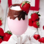 chocolate covered strawberry drink
