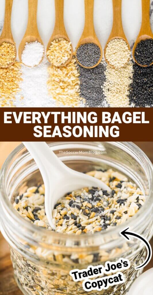 Pinterest image: Everything Bagel Seasoning