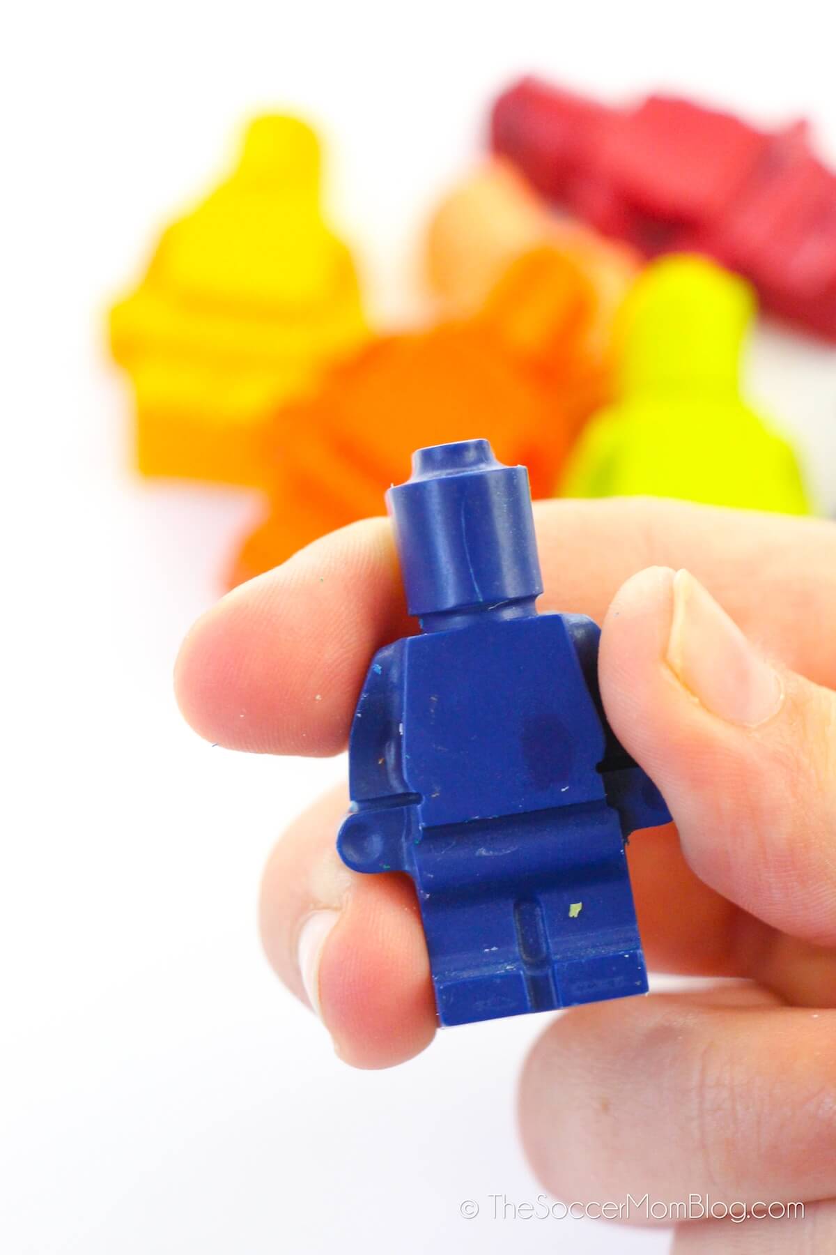 A Single Lego Minifigure Crayon