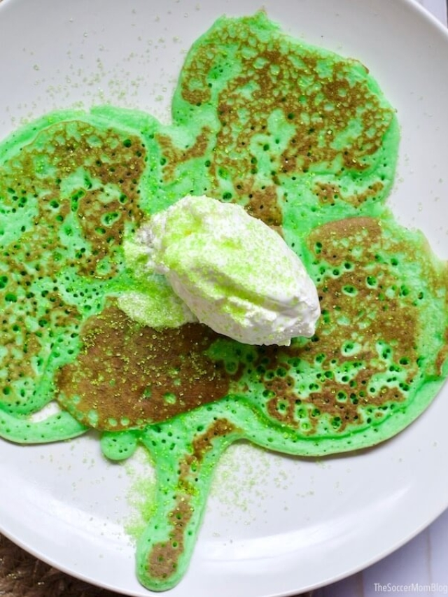 Shamrock Pancakes for St. Patrick’s Day Story