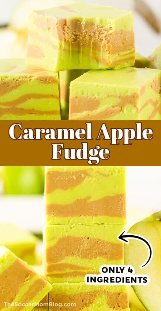 Caramel Apple Fudge Pinterest Image