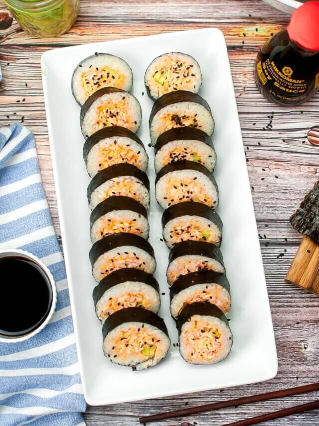 Spicy Crab Sushi Roll Recipe Story