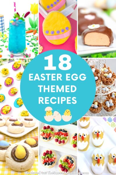 collection of Easter egg themed recipes.