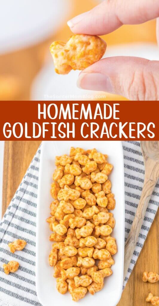 Homemade Goldfish Crackers Pinterest Image
