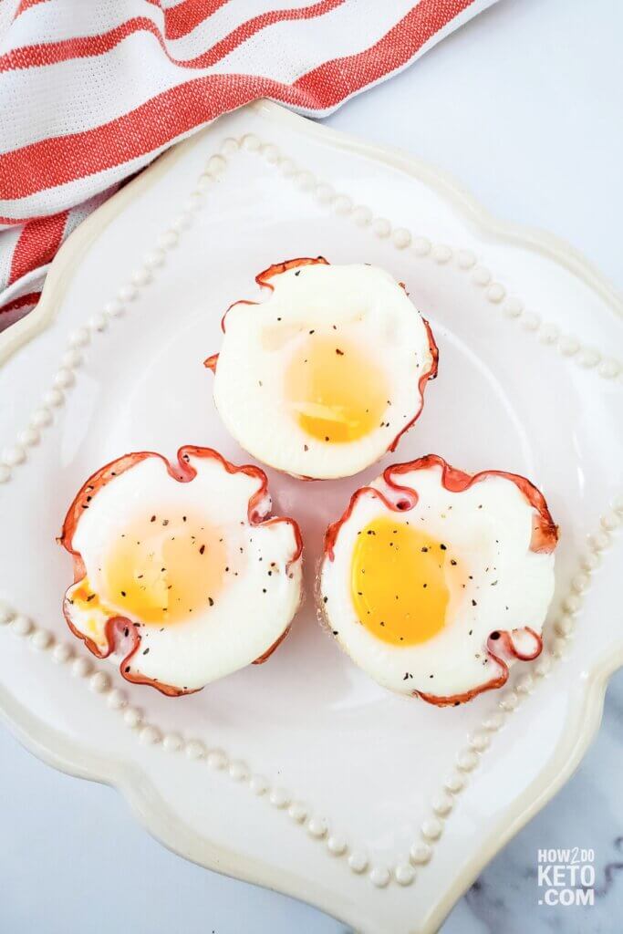 Keto Ham, Egg and Cheese Muffin Cups