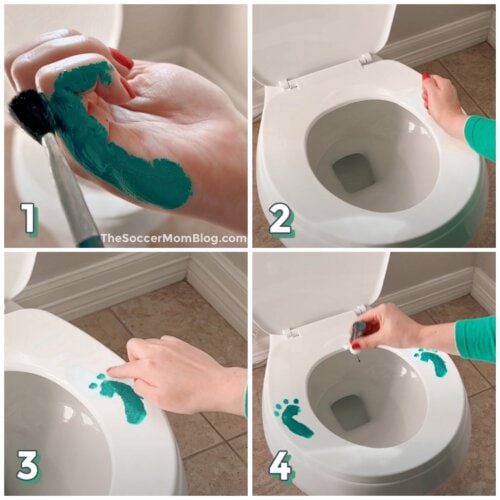 Leprechaun Footprints - The Soccer Mom Blog