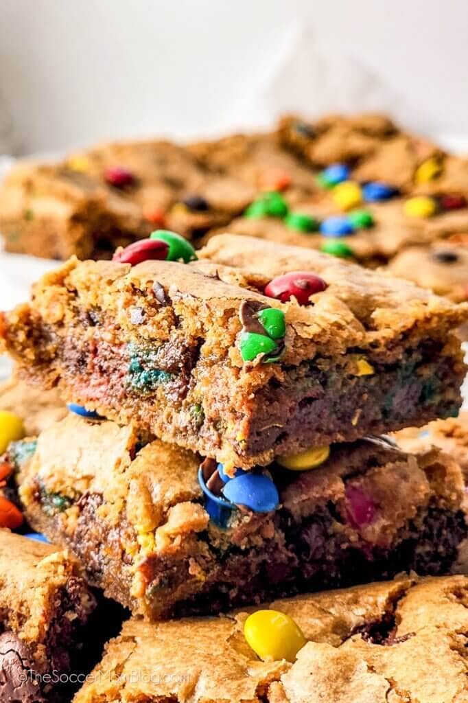 M&M Cookie Bars