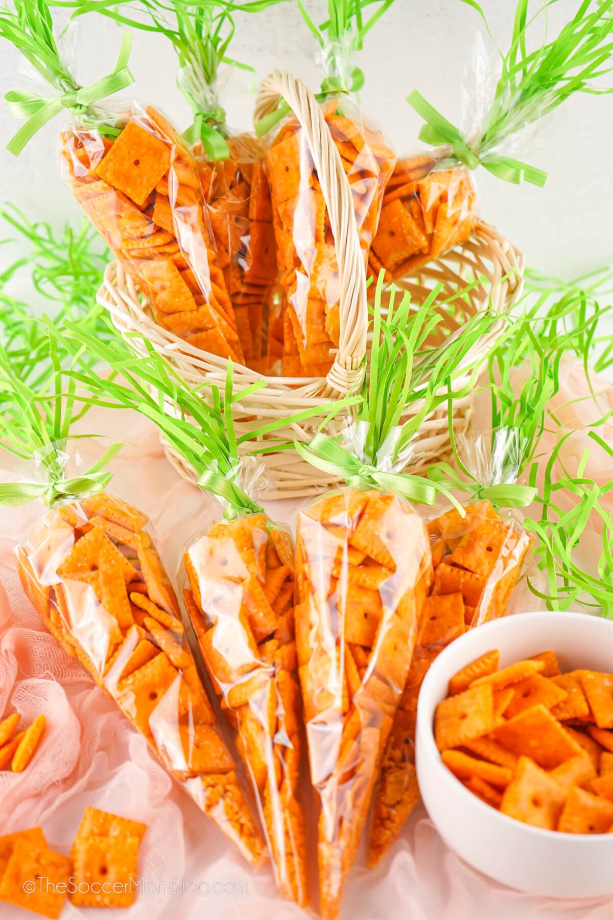 carrot shaped snack bags.