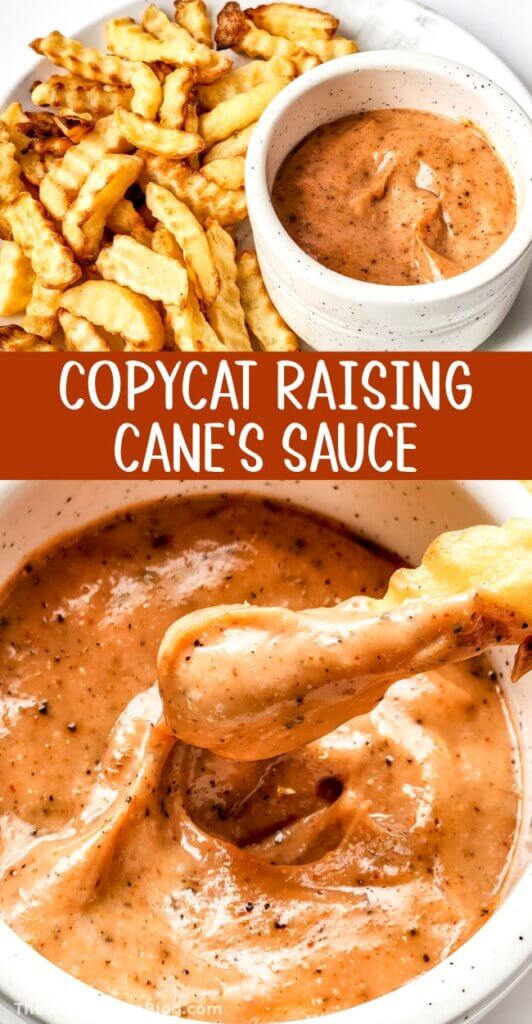 Copycat Raising Cane's Sauce Pinterest image.