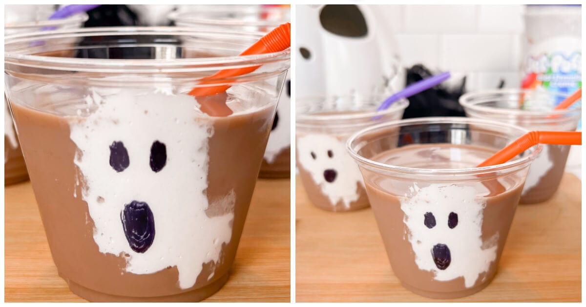 Ghost Chocolate Milk - The Soccer Mom Blog