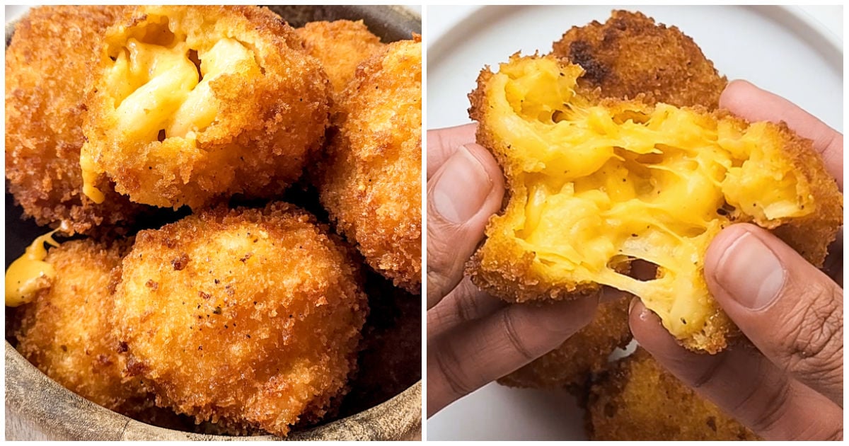 Crispy Fried Mac and Cheese Bites