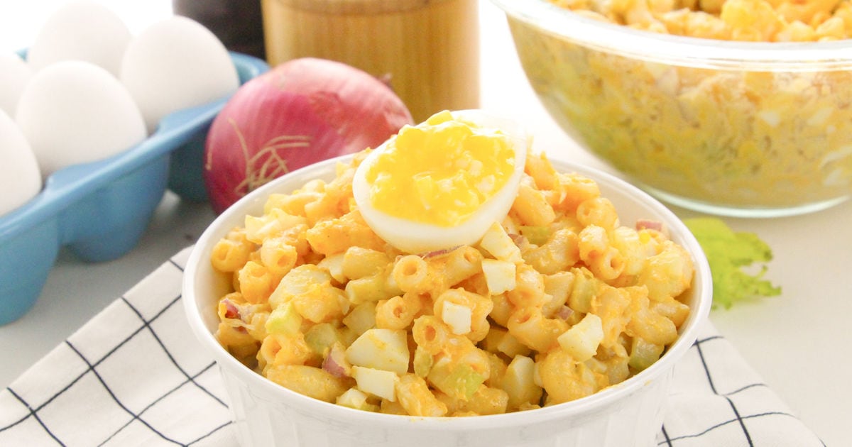 Deviled Egg Pasta Salad