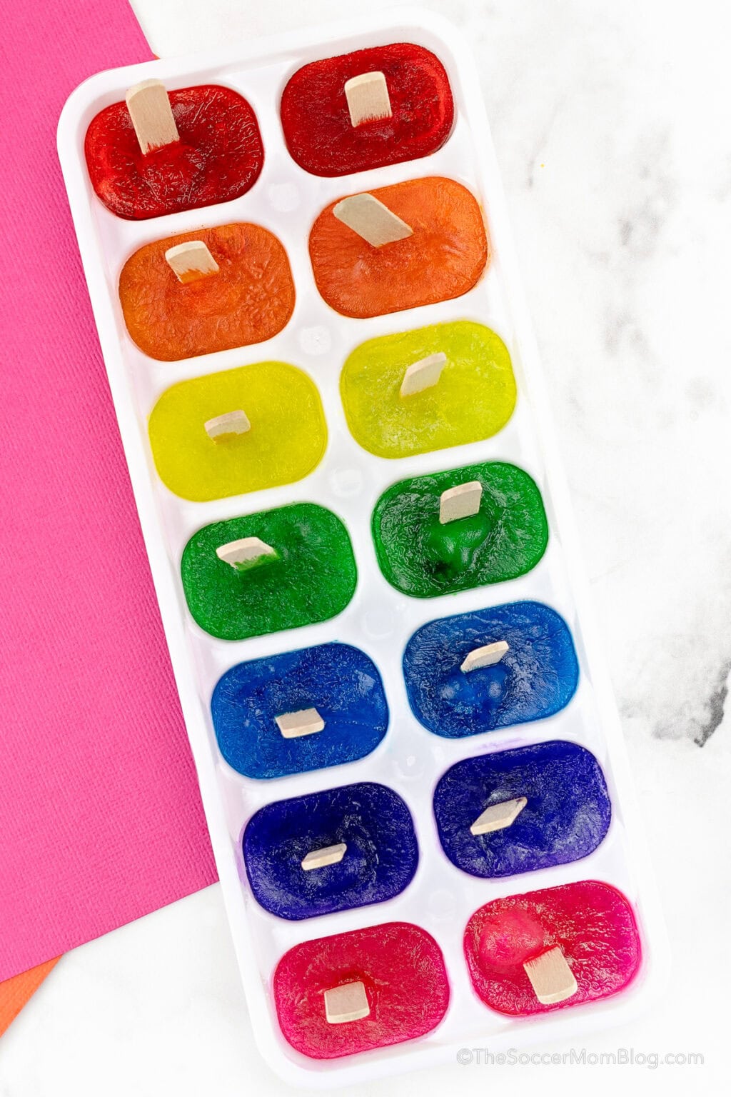 Painting with Ice Cubes - The Soccer Mom Blog