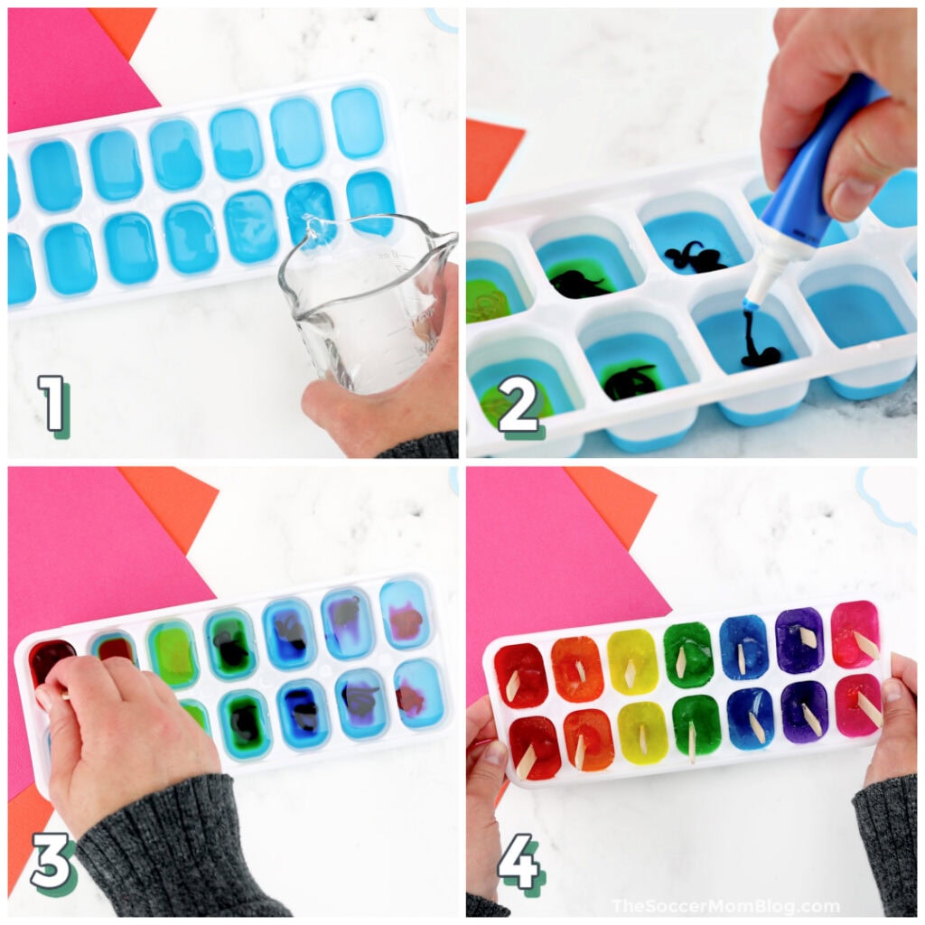 Painting with Ice Cubes - The Soccer Mom Blog