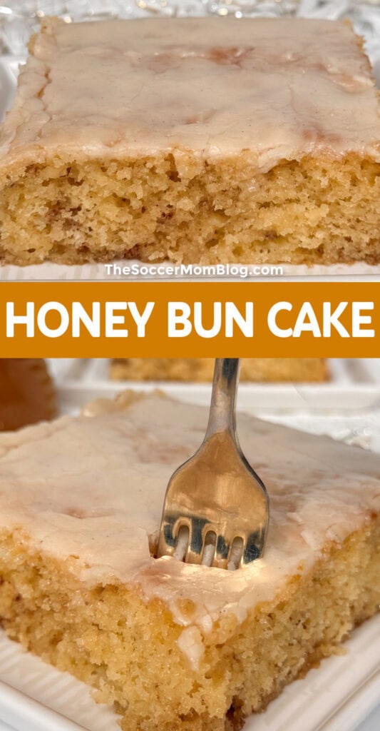 Honey Bun Cake Pinterest Image.