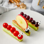 bug themed celery snacks.