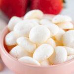 Homemade Yogurt Melts in a small white bowl.